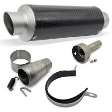 Silencieux arrière d'échappement universel LeoVince GP CORSA RACING carbone 54mm