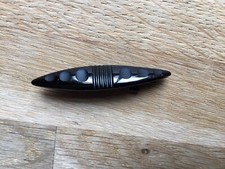 Ancienne Broche Bakelite Noir