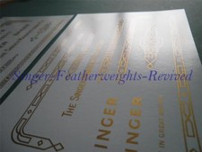 SINGER FEATHERWEIGHT GOLD