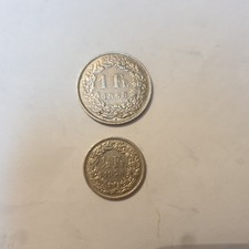Lot de 2 pièces 1/2 franc