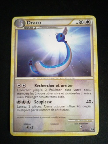 Carte pokémon draco - carte,