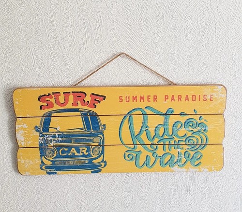 Panneau bois déco surf
