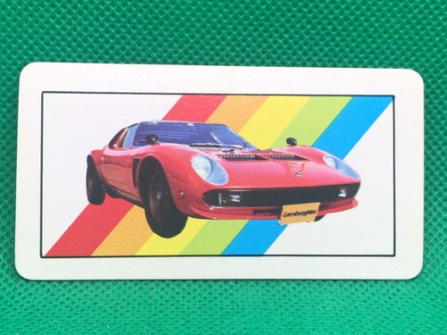 Lamborghini jota 3inch card - lamborghini,