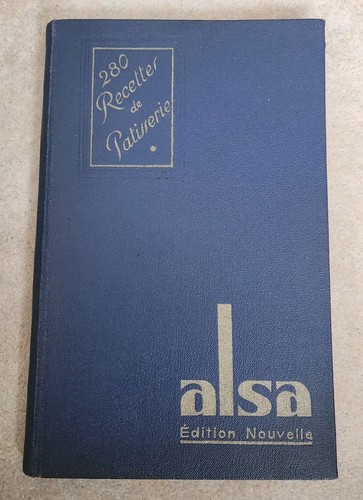 Livre ancien alsa - ancien,