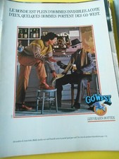 Publicité Advert 1983  Go'West Les vraies bottes L'homme invisibles