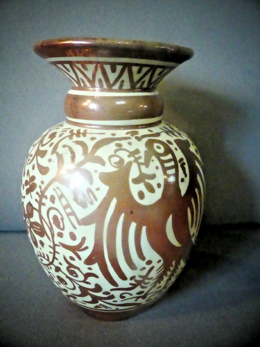 Vase ceramique emaillee - vase,