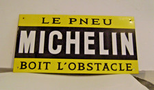 Plaque publicitaire en métal - Michelin - 28 x 14 cm