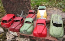 SOLIDO DEMONTABLE JUNIOR  / LOT 5 CABINES + 2 CARROSSERIES + CLEF