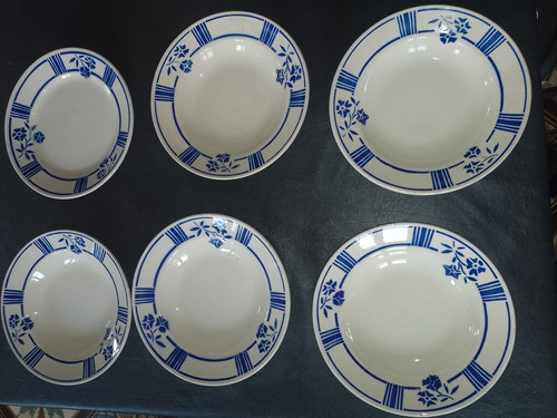 Lot assiettes creuses - lot, 6