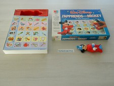 ANCIEN JEU  MB WALT DISNEY j'apprends avec mickey le quiz lumineux COMPLET  RARE