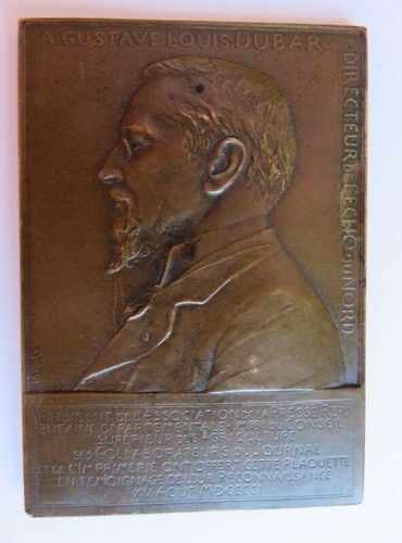 466 plaque bronze a - plaque,