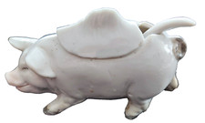 moutardier en faïence de