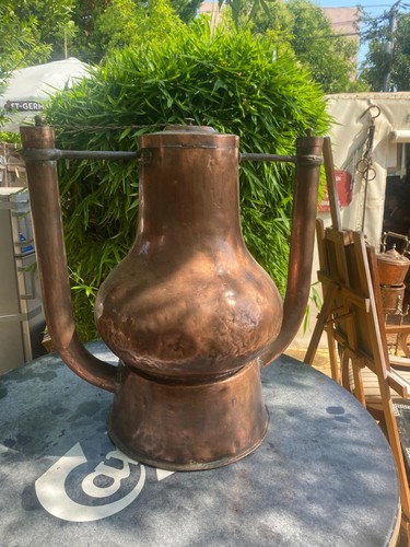 Ancien chauffe bain cuivre - bain,