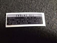 CB750 FOUR OIL TANK DECAL