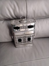 Cave Vide à Liqueur ou Whisky ?  Horace Woodward 1879 Angleterre Métal Argenté