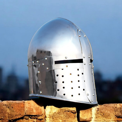 Casque chevalier médiéval - casque,
