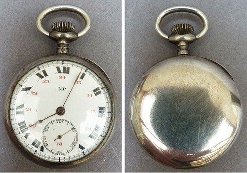 Montre gousset argent massif