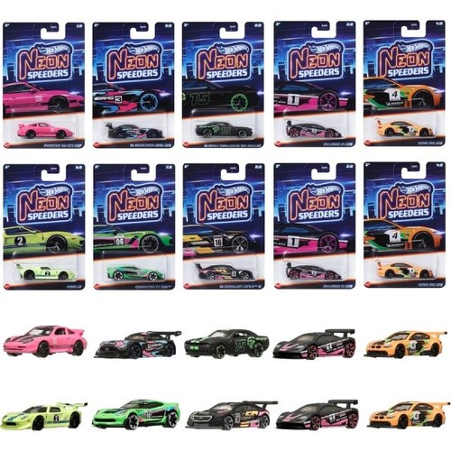 Hot wheels neon speeders - hot,