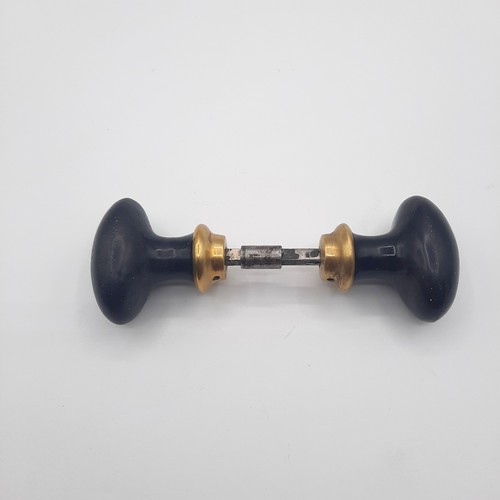 Paire ancienne poignée porte - paire,
