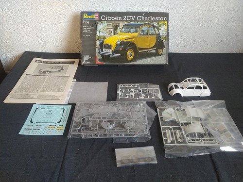 Maquette revell citroën 2cv - maquette,