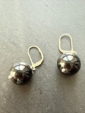 Ancienne Paire De Boucle D’oreille Pendante Argent Massif createur ethnique