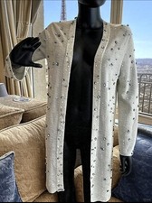 Genuine Chanel Cardigan Embellished with Crystals – SS 1999 Collection by Karl