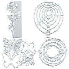 4PCS Dies Scrapbooking Cutting Matrices de Découpe en Acier au Carbone DIY Ga...