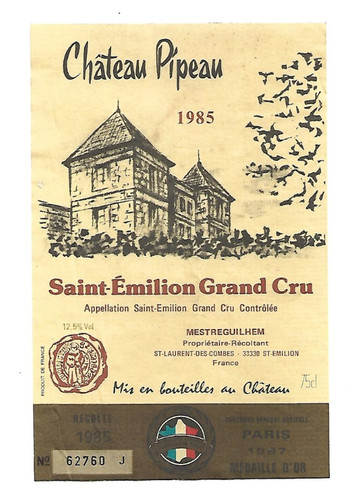 Etiquette vin saint - etiquette, de