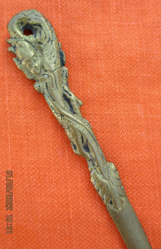 Coupe papier bronze shiva - coupe,