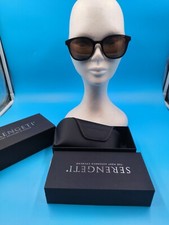 paire de lunette solaire polarized serengeti anteo 8668 matte black 555nm blue