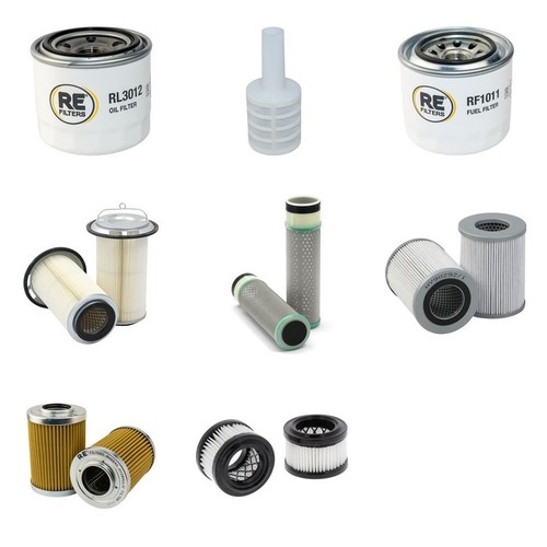 Kit filtre pour case - filtre, (poclain)