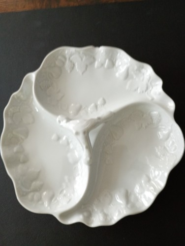 Plat apéritif porcelaine - plat,