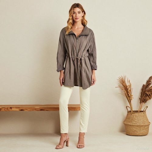 Utility manteau marron coton - utility,