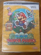 // NEUF GUIDE OFFICIEL *** SUPER PAPER MARIO *** NINTENDO WII 