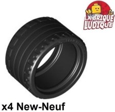 Lego 4x Tire Pneu 37x22 ZR