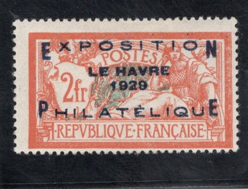 Timbre exposition havre type - timbre,