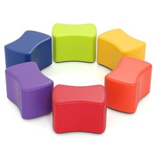 6-Piece Butterfly Stools with