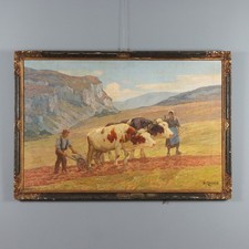 Tableau Ancien Signé Clovis