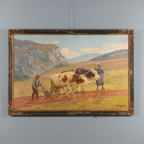 Tableau ancien signé clovis - ancien,