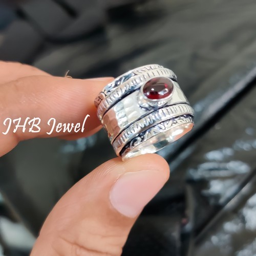 Bague toupie argent - toupie,