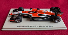SPARK  Marussia MR03 Ferrari N°17 Malaysian GP 2014 Jules Bianchi 1/43 Ref:S3082