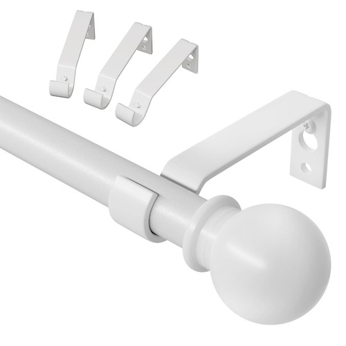 Tringle rideaux blancs pour - tringle, à