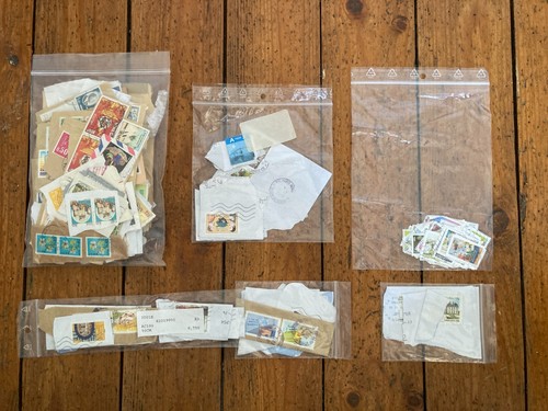 Lot vrac timbres oblitérés - vrac,