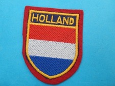 ECUSSON PATCH TISSU HOLLANDE   PAYS BAS DRAPEAU FLAG