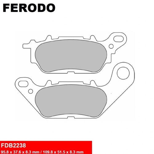 Plaquettes ferodo frein - ferodo,