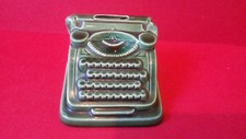 Tirelire a casser Machine a écrire  céramique verte TBE