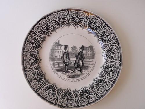 Ancienne assiette - ancienne,
