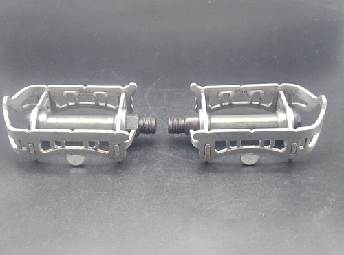 Pédales union argent - argent, 14x125