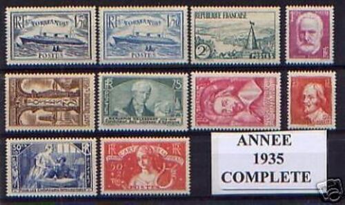 France stamp annee complete - france,