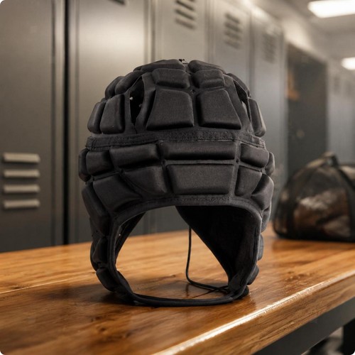 Casque rugby rembourré - rugby,